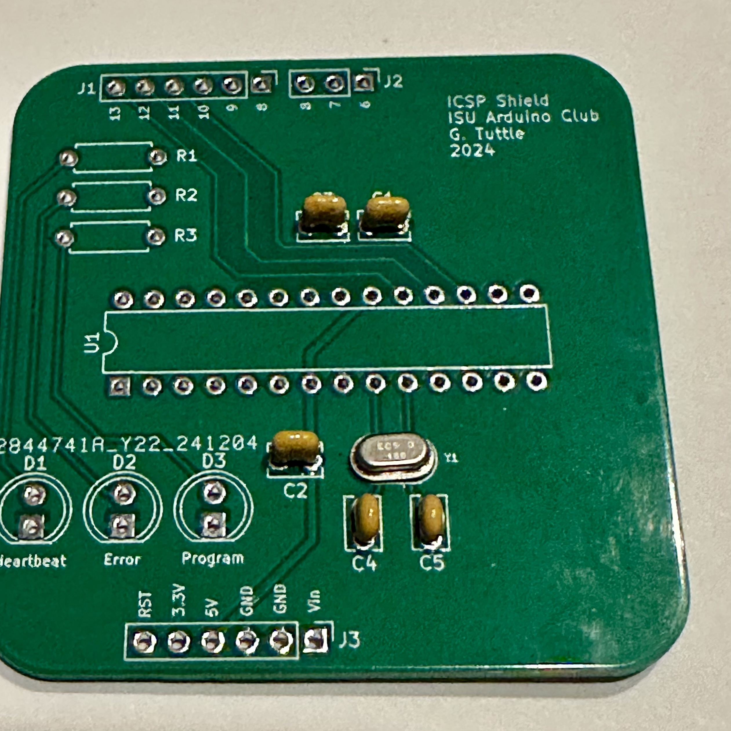 Arduino Club ICSP Shield Project Build Arduino Club ICSP Shield Project Build